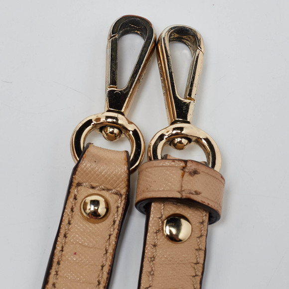 COACH Beige Leather Mini Christie Carryall Double Zip Tote - Picture 6 of 8